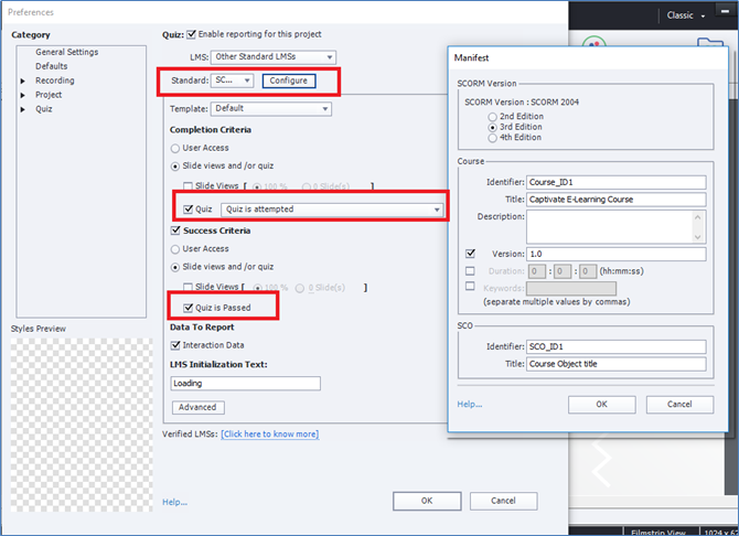 adobe captivate how do i publish something as a scorm package?